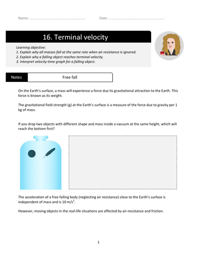 Terminal velocity