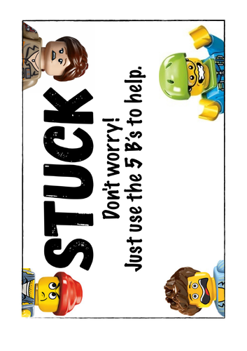 What to do when stuck- Lego themed