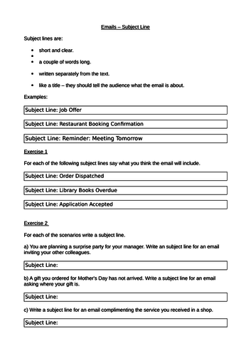 email writing planning information worksheets tasks functional skills teaching resources