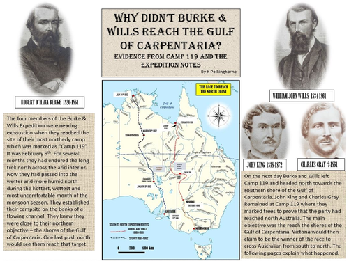 WHY DIDN'T BURKE AND WILLS REACH THE GULF OF CARPENTARIA?