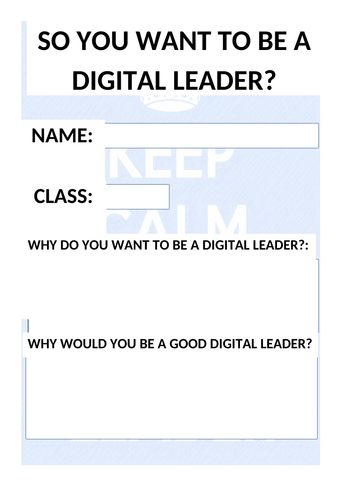 Digital Leaders Resource Pack - Computing