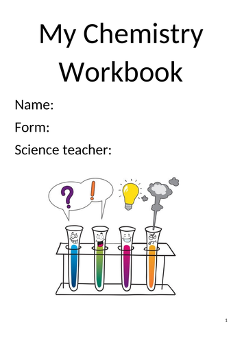 SEN periodic table workbook
