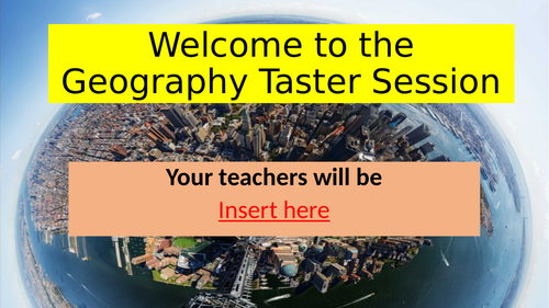 Edexcell A level taster lesson