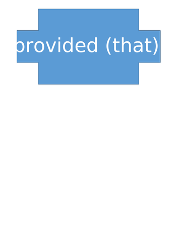 Subordinating Conjunction Display year 5 / 6