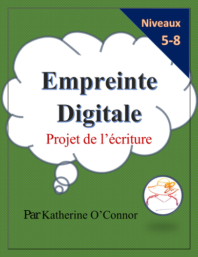 Empreinte digitale - creative writing project for French classes