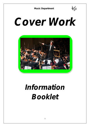 KS3 Music Cover Booklet