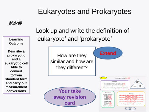 AQA Biology and Trilogy Prokaryotes, Eukaryotes and Microscopy NEW 9-1 GCSE