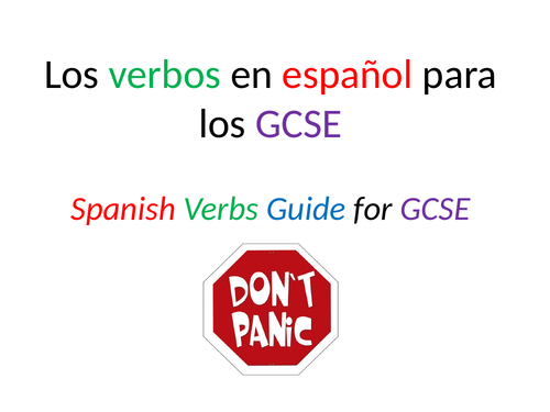 Spanish Verbs Guide