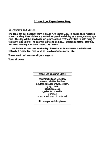 Stone Age Experience Day