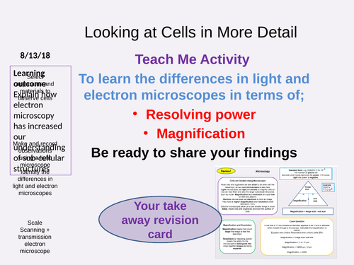 AQA Biology and Trilogy Electron Microscopy and Required Practical NEW 9-1 GCSE