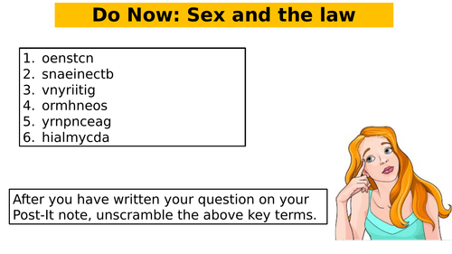 Sex and the law