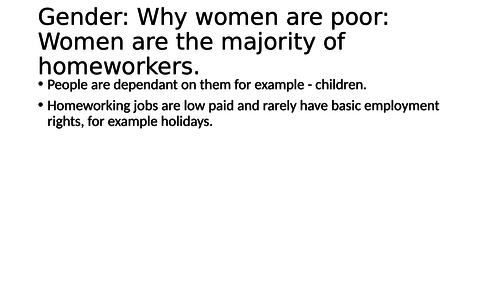 Sociology Gender A - Level Key Concepts