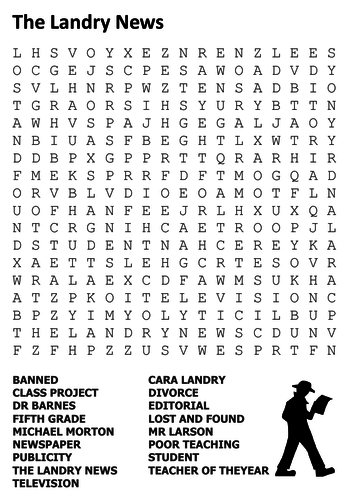 The Landry News Word Search
