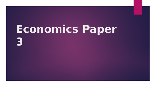 economics paper 3 aqa