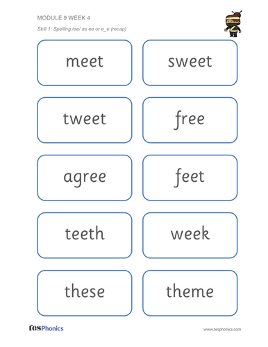 /ee/ Alternative Spellings Activity Sheet - Phase 5 | Teaching Resources