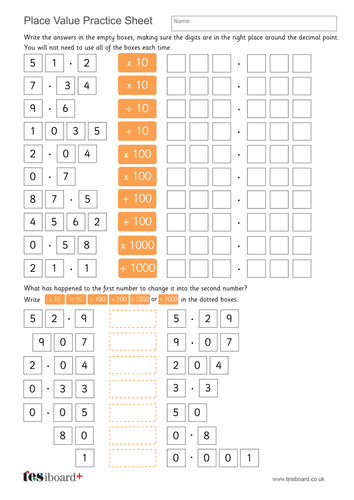 place-value-decimals-worksheet-ks2-number-teaching-resources