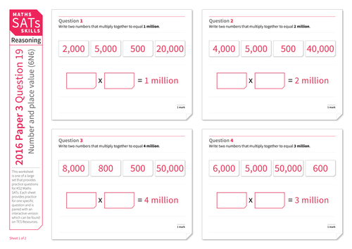 solve problems using knowledge of number and place value