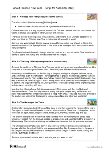 chinese new year assembly for primary schools