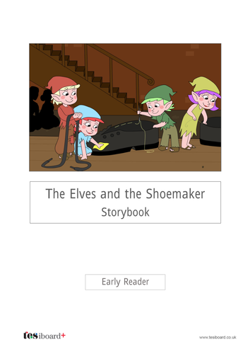 Elves and the Shoemaker Storybook - Early Reader Level - Christmas KS1