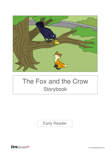 Fox and Crow Text and Images - Early Reader Level - KS1 Literacy