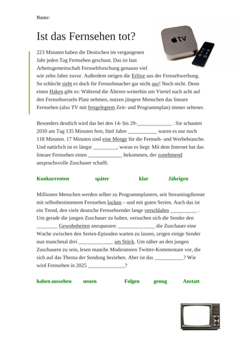 Ist das Fernsehen tot?