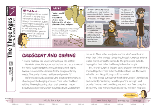 Trade and Culture - Comprehension Worksheet - The Iron Age KS2