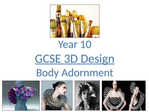 3D Design- Body Adornment