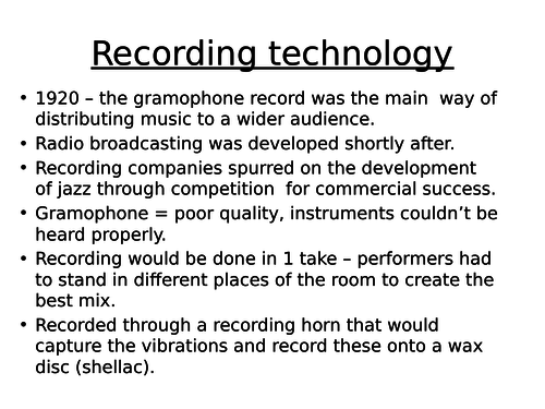 OCR A Level Music - Louis Armstrong 'Hotter Than That'