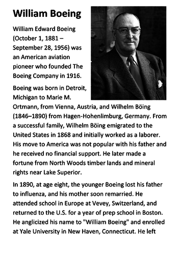 William Boeing Handout