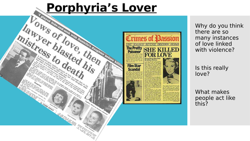 Porphyria's Lover (Love and Relationships)