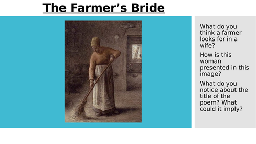 The Farmer's Bride (Love and Relationships)