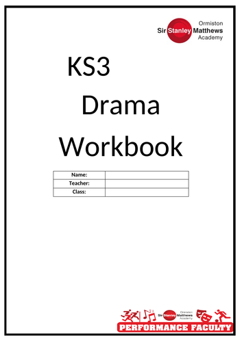 Key Stage 3 Drama Workbook