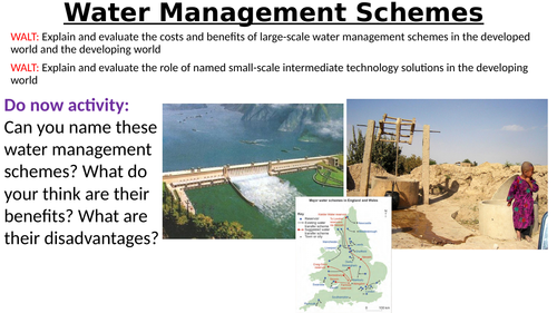 Paper 2 section  C resource management water- Small and large scale management schemes