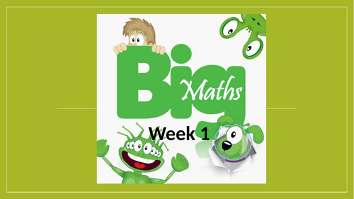 Big Maths CLIC PowerPoint - Year 2 summer 2