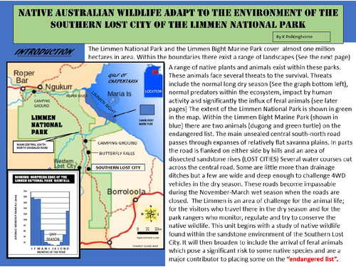 NATIVE AUSTRALIAN WILDLIFE ADAPT TO THE ENVIRONMENT OF THE SOUTHERN LOST CITY