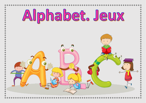 Alphabet.  Jeux.