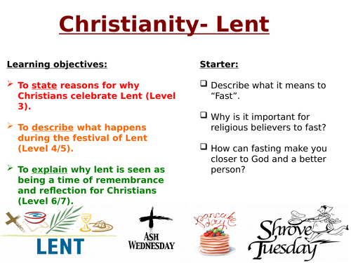 Christianity - Lent