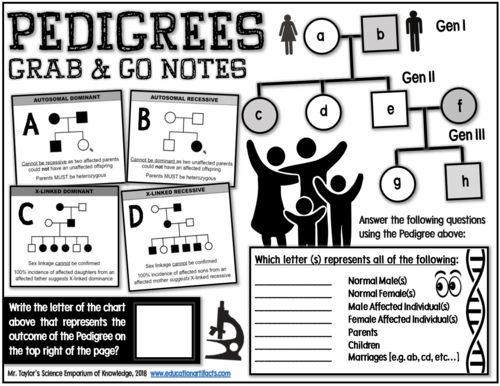 Pedigrees: Grab and Go Notes