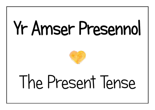 Welsh Present Tense Display