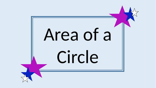 Area of a circle