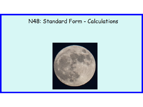 N48 Standard Form - Calculations