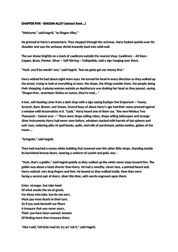 Harry Potter Extracts