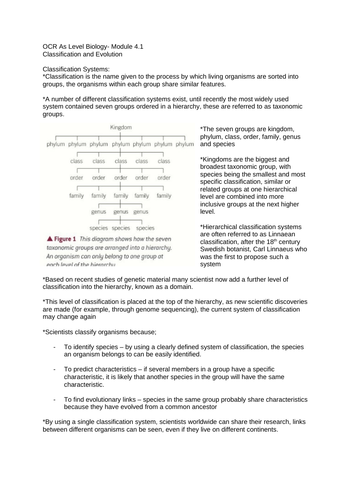 OCR A Level Biology Module 4 Revision Notes