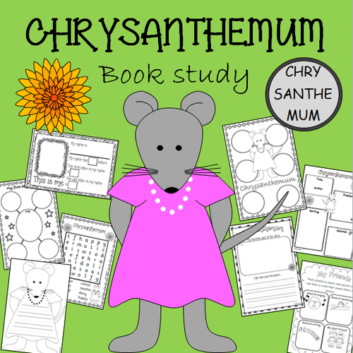 Chrysanthemum Book And Name Activity Pack For Back To School Teaching Resources