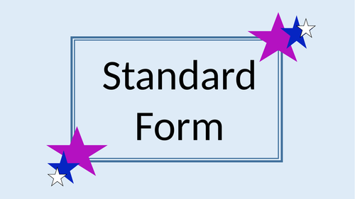 Standard form