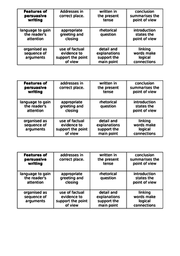 Persuasive letter writing unit based on When Jessie Came across the Sea