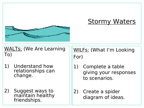 Changing Friendships