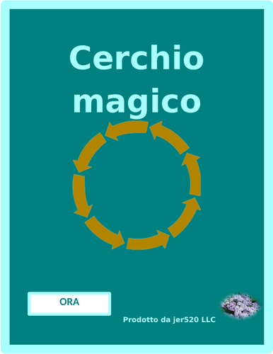 Ora Time In Italian Cerchio Magico Teaching Resources