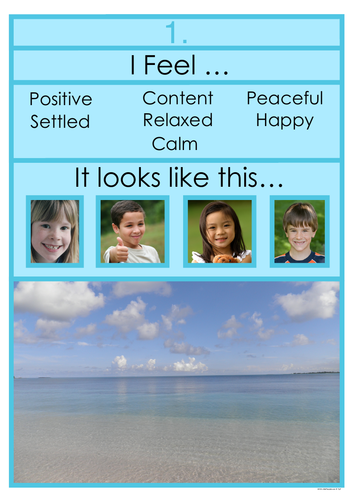 Emotion Scale Classroom Poster Set