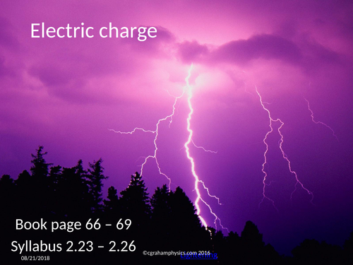 Unit 2 Electricity Lesson 3 Electric charge Edexcel IGCSE Physics
